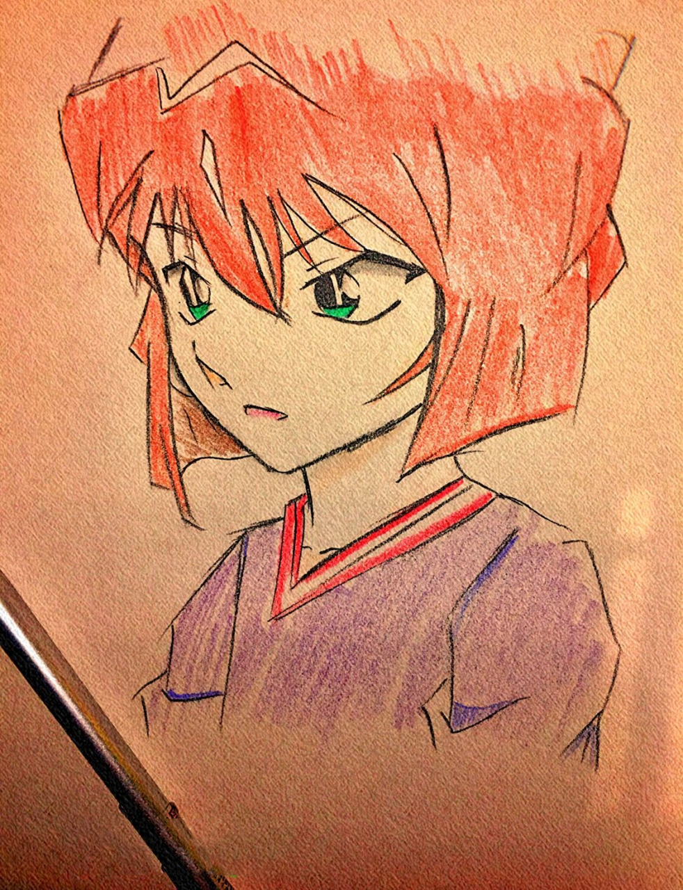 灰原哀 简笔画 附过程 最近要冲刺了,抓住机会好好给他更新一下子,不