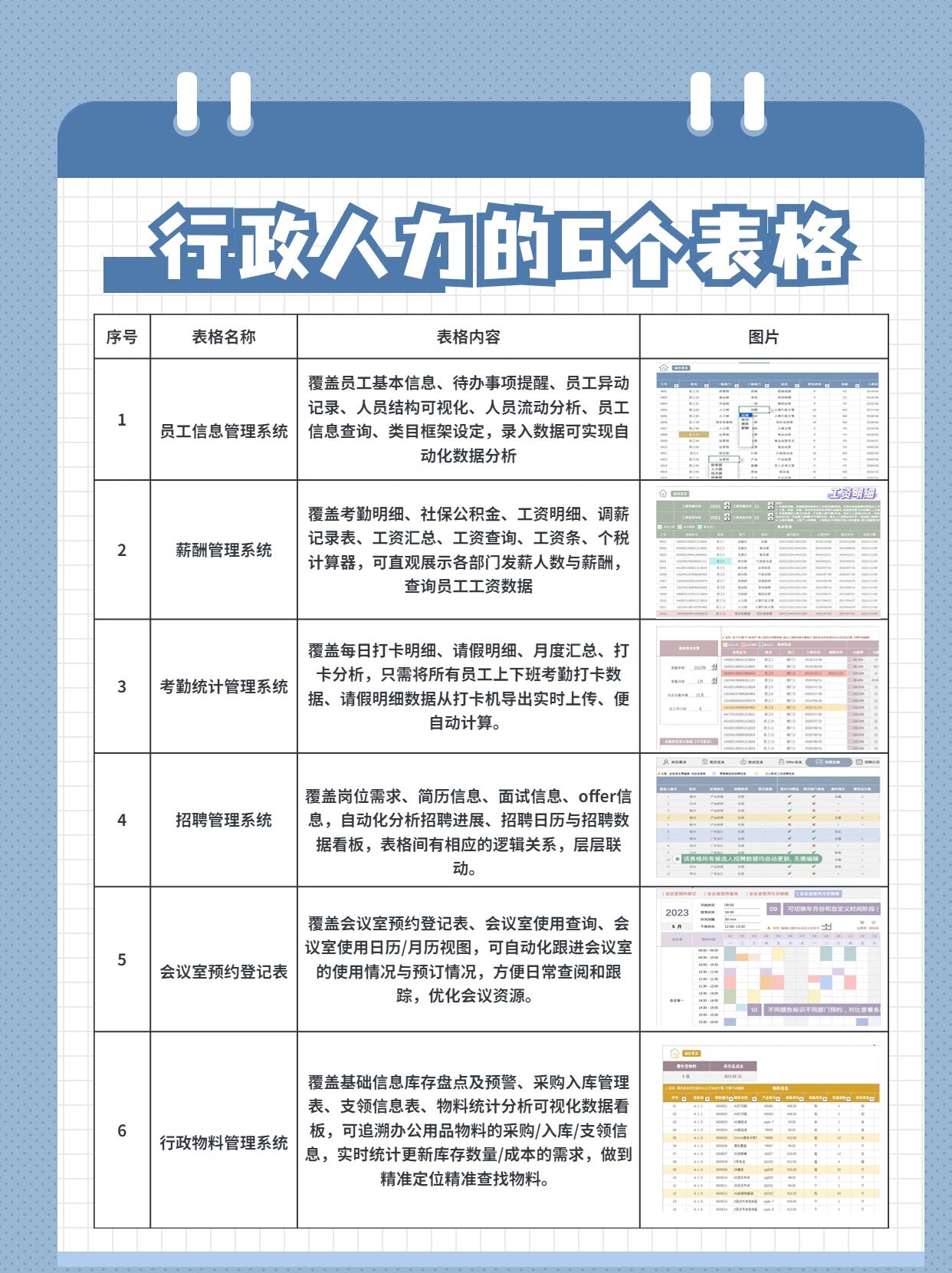 HR行政模板