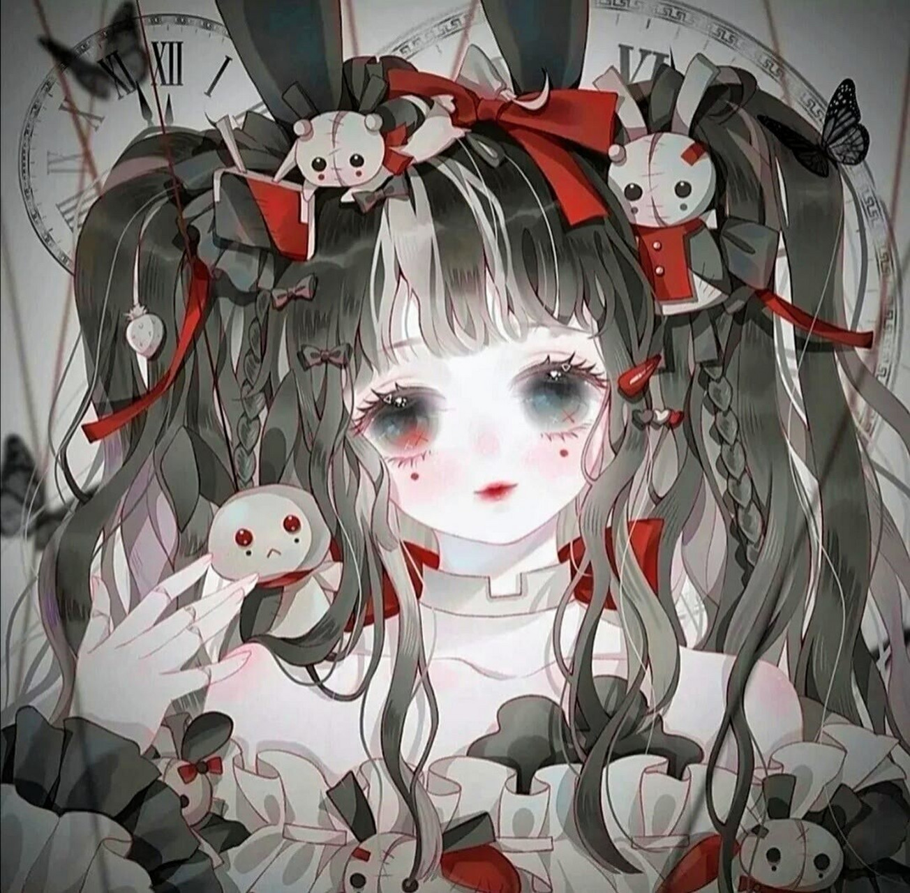 暗黑系可爱动漫女生头像 头像分享