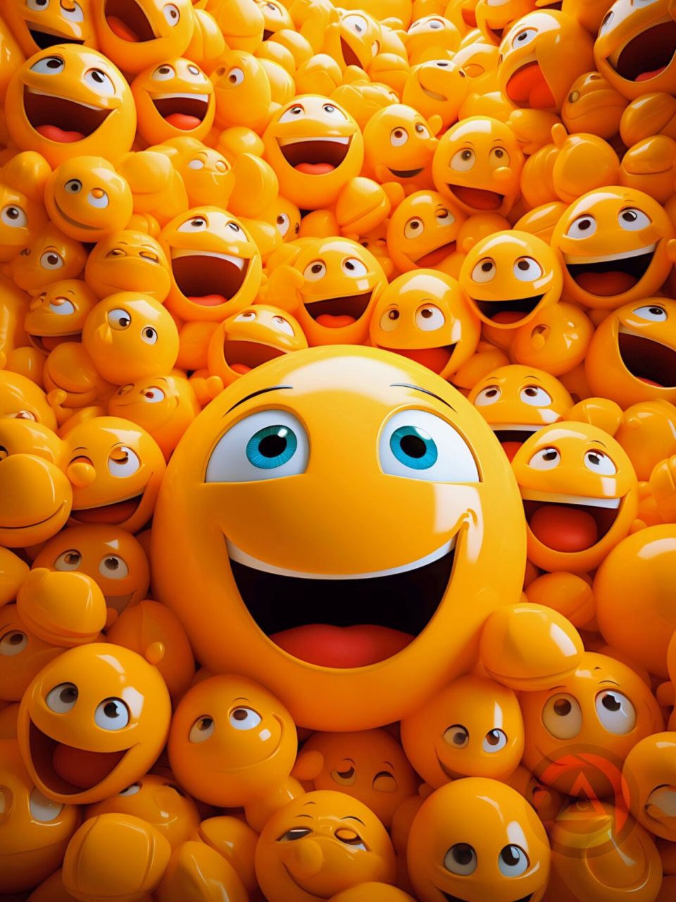 4k高清壁纸|超治愈的微笑表情 01 00送给你们,拿走,不谢!