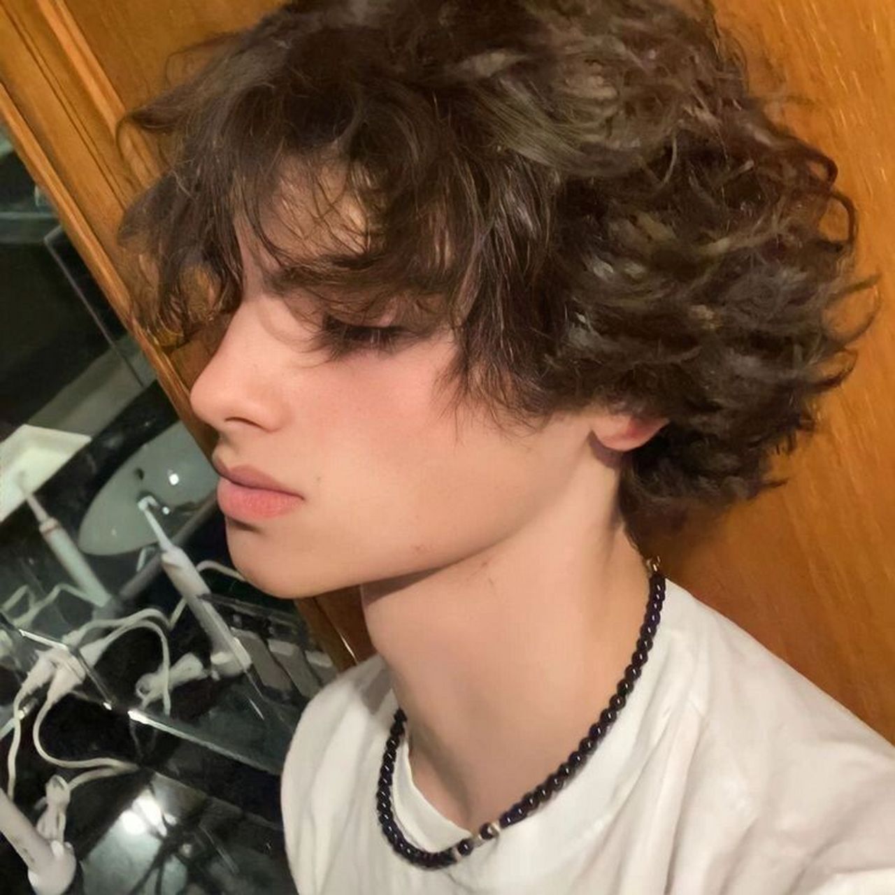 男生慵懒法式卷发 男生睡不醒发型 发型参考