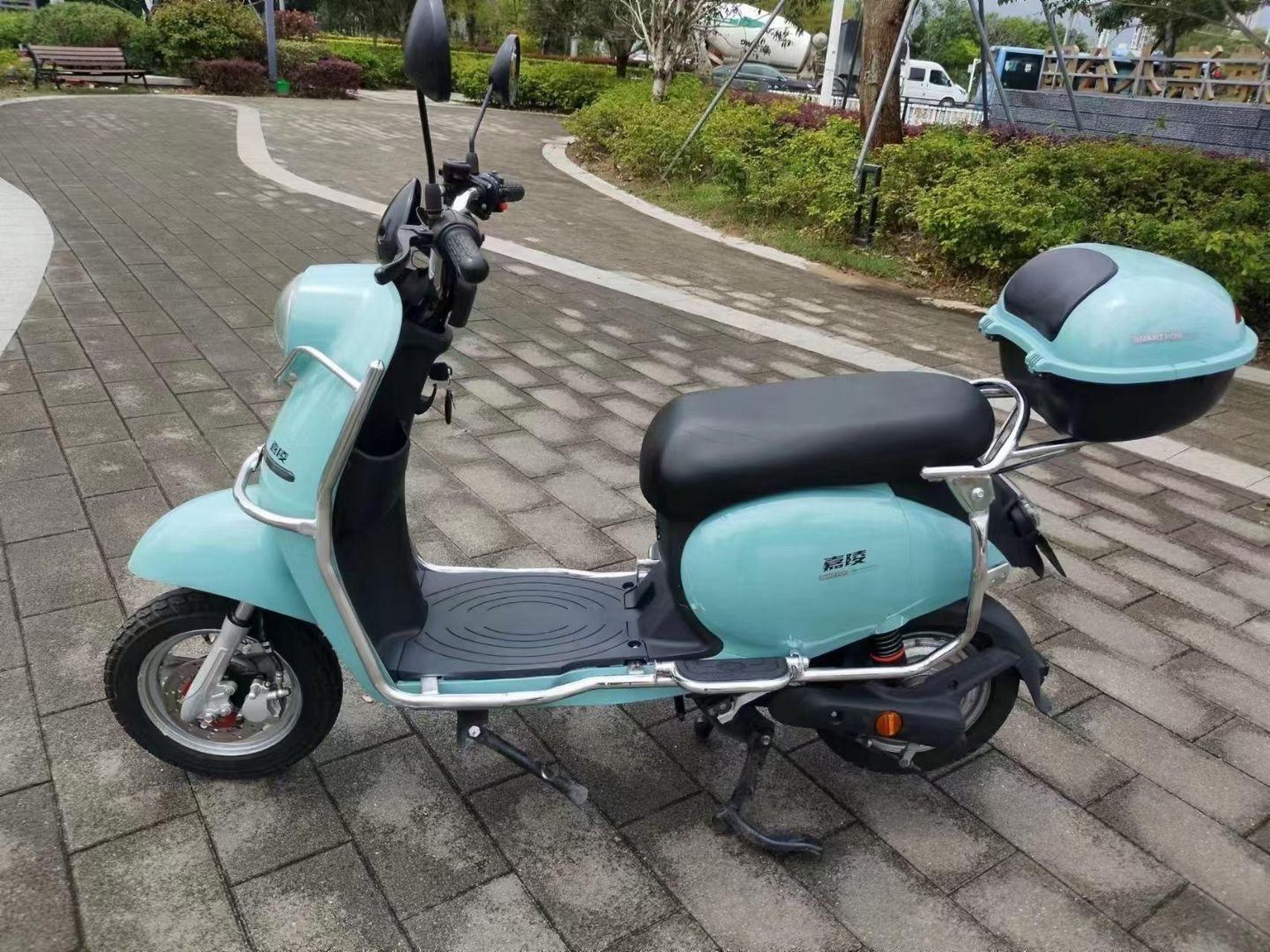 准新车,嘉陵广环龟电动车,5个大电池,满电可以骑行四五十公里左右