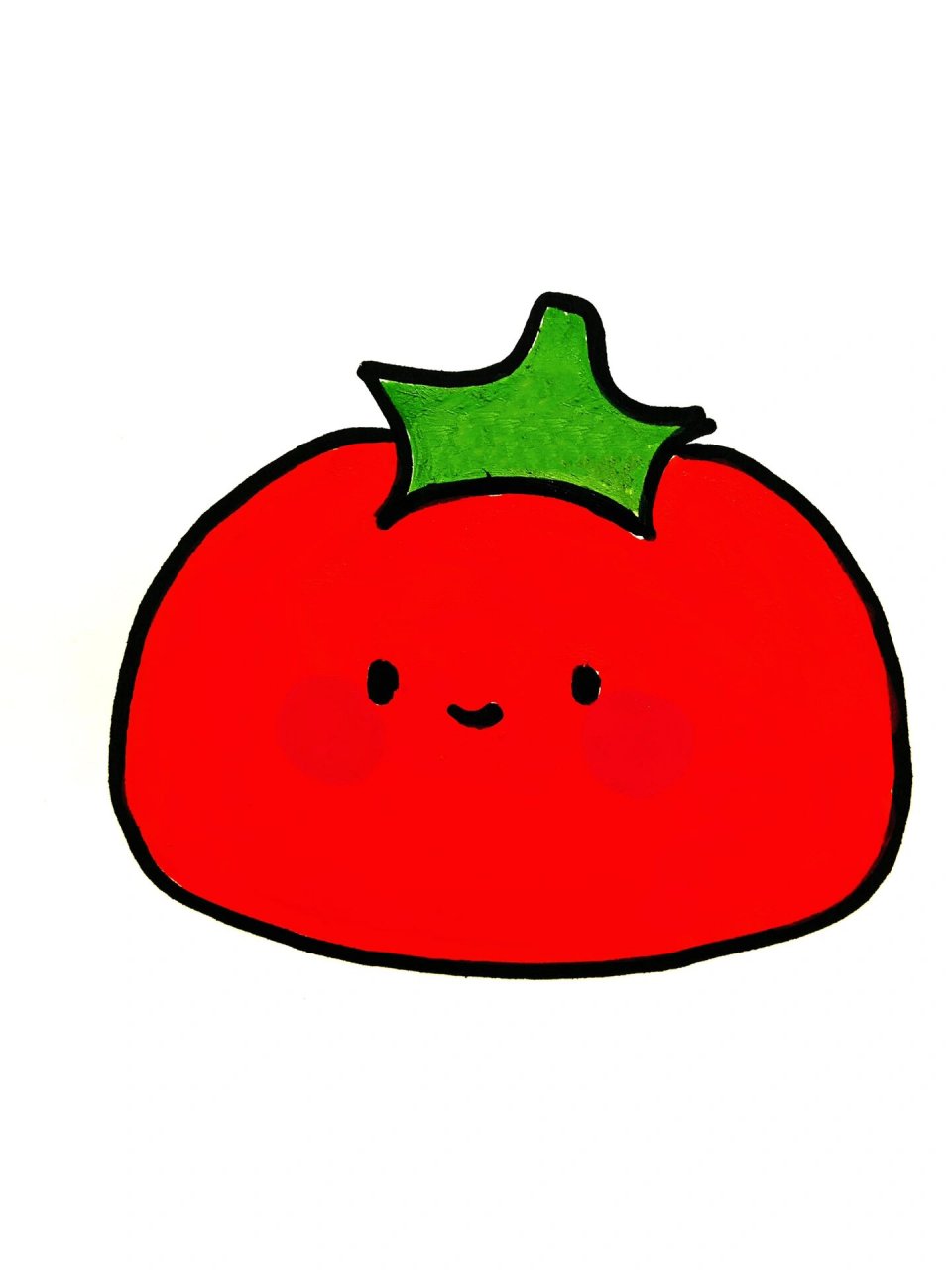 番茄地的简笔画图片