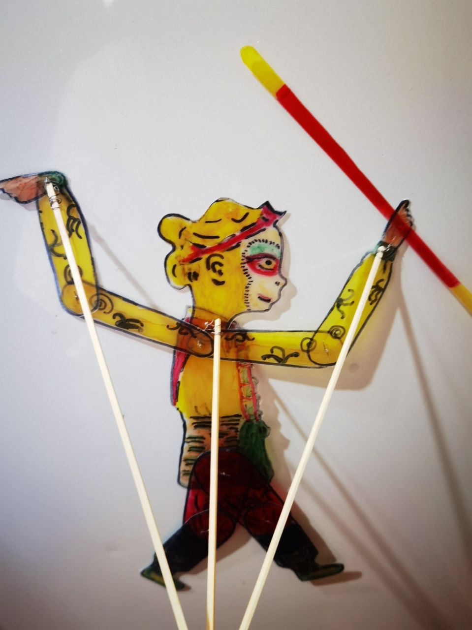 五下 皮影手工制作 孙悟空 皮影戏