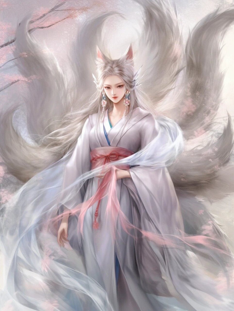 请问怎么画好狐狸精?教教我 这是我画了三天三夜的,来个大神指导我吧!