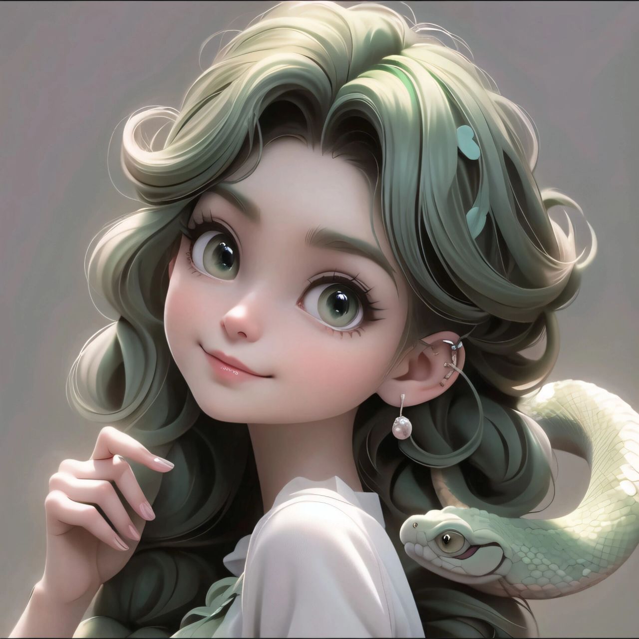 女生头像 十二生肖系列之巳蛇