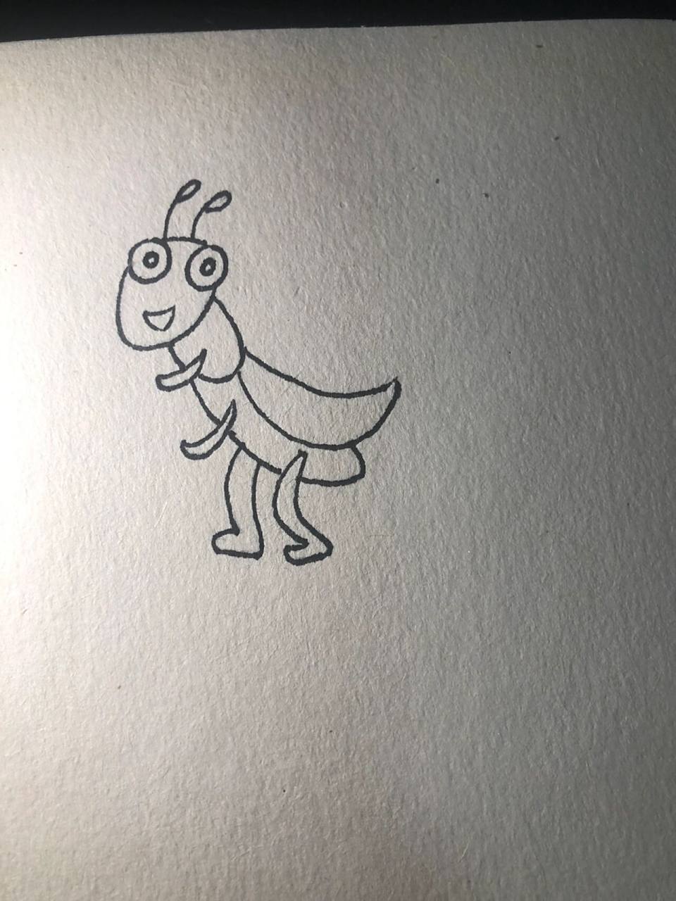 简笔画35/动物篇/蚂蚱05 简单又可爱的简笔画,一起来拿卡啊 自从换