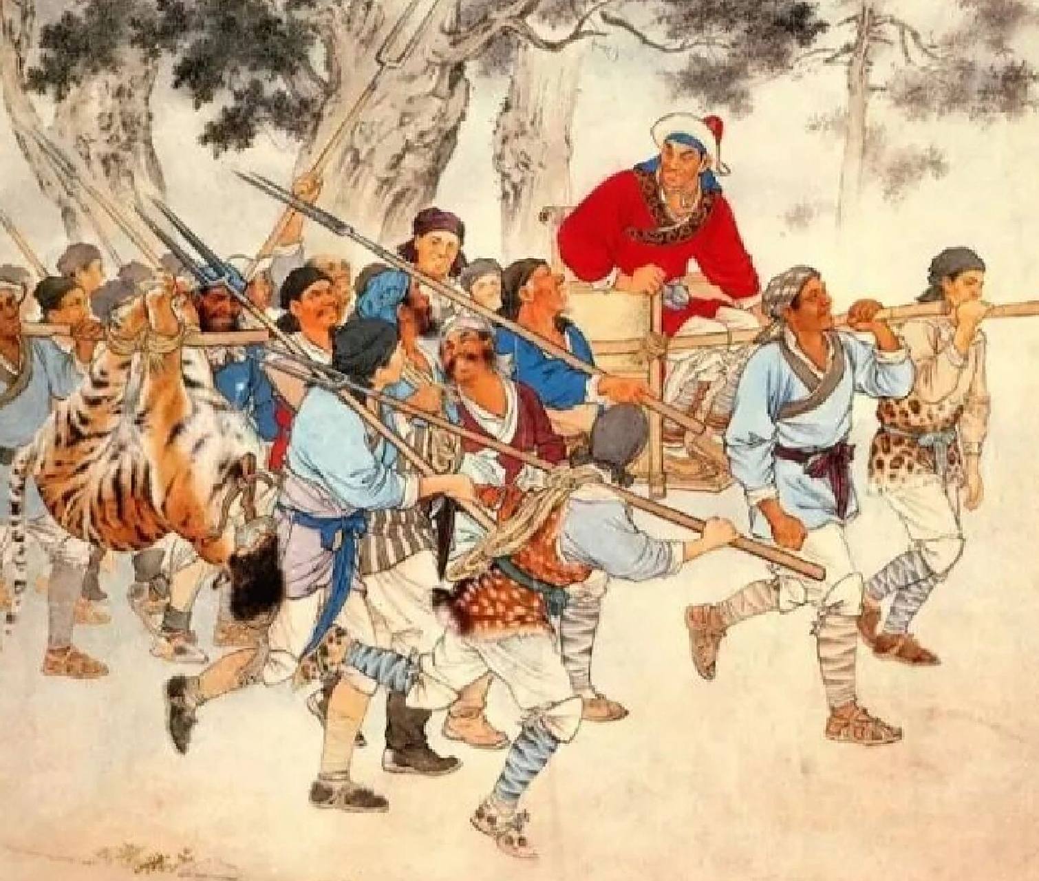 连环画经典★武松打虎(课本) 作者:刘继卣,新中国连环画之奠基人