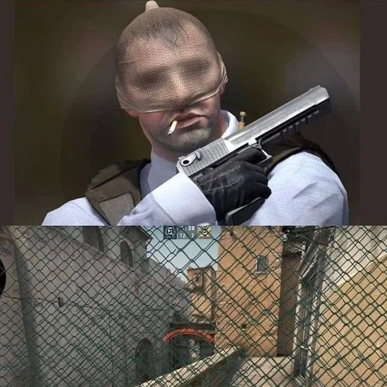 csgo探员老k,你的视角是酱紫的吗?