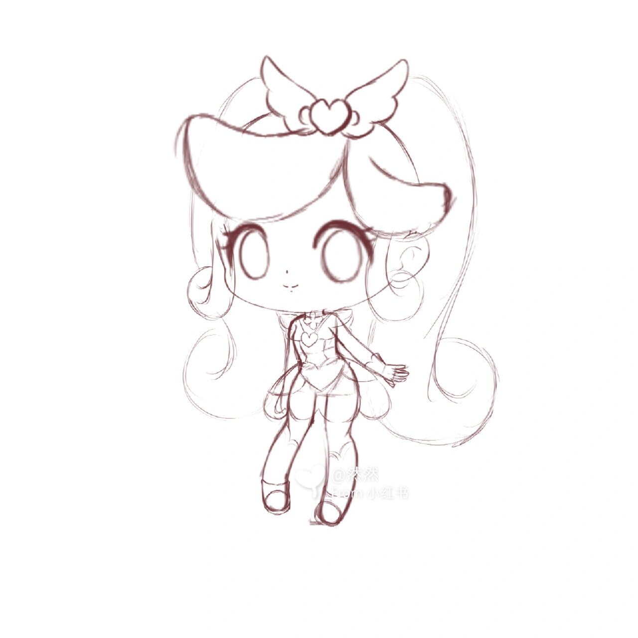 千韩 这次画的是小花仙里的千韩,本来早就画好了,现在才发