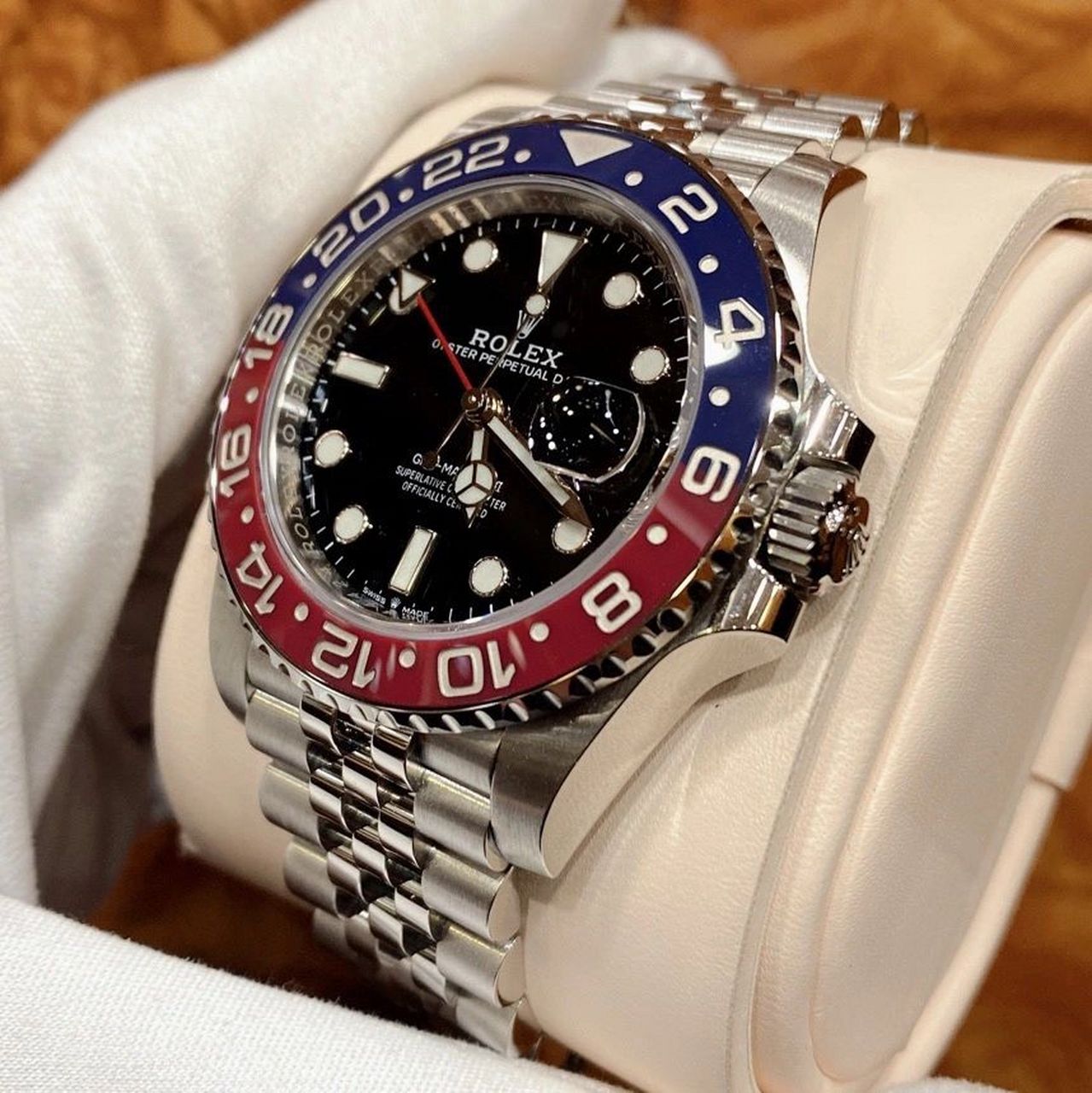 劳力士可乐圈 劳力士可乐圈 126710 格林尼治型系列 钢壳带可乐圈