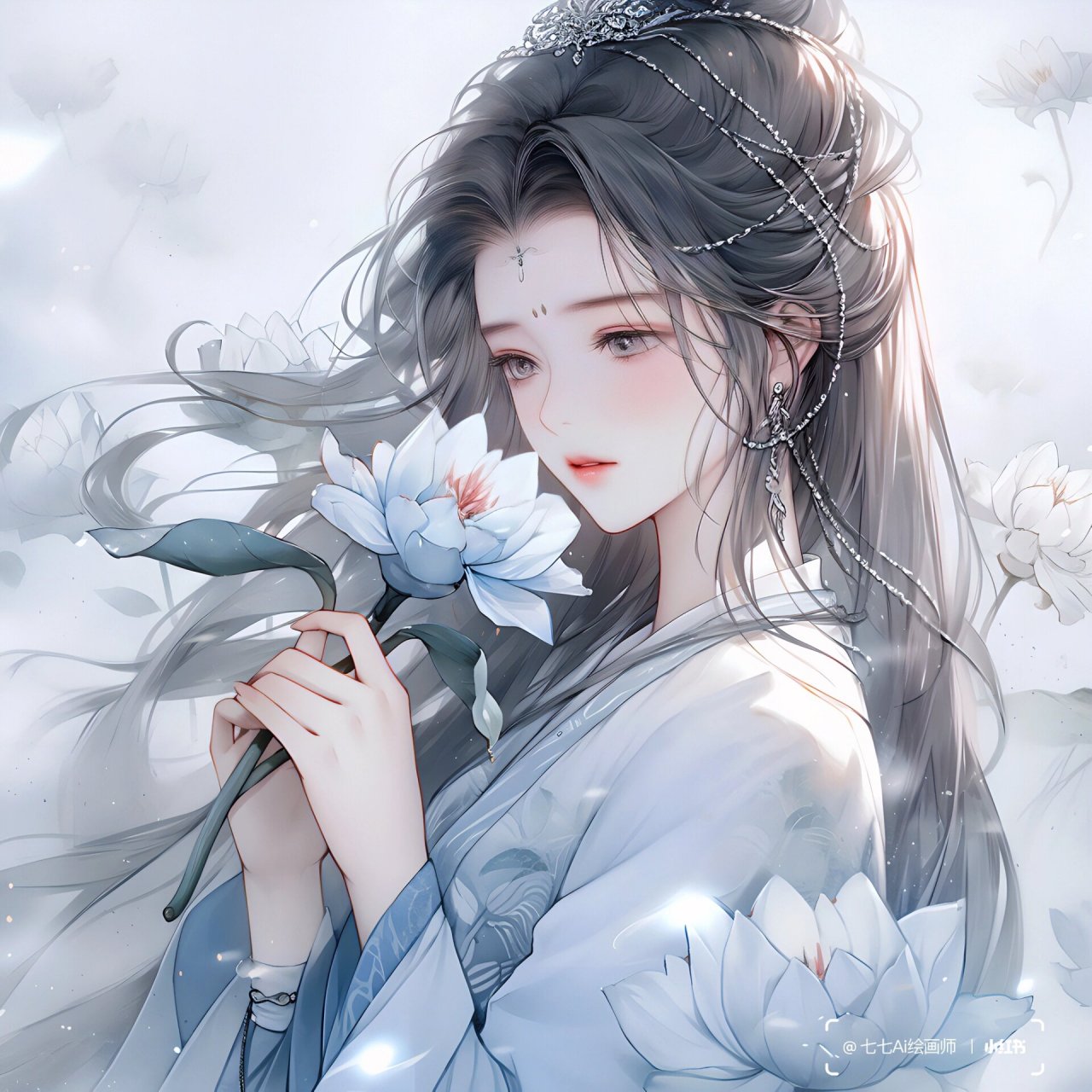 倾国倾城之美女子也!