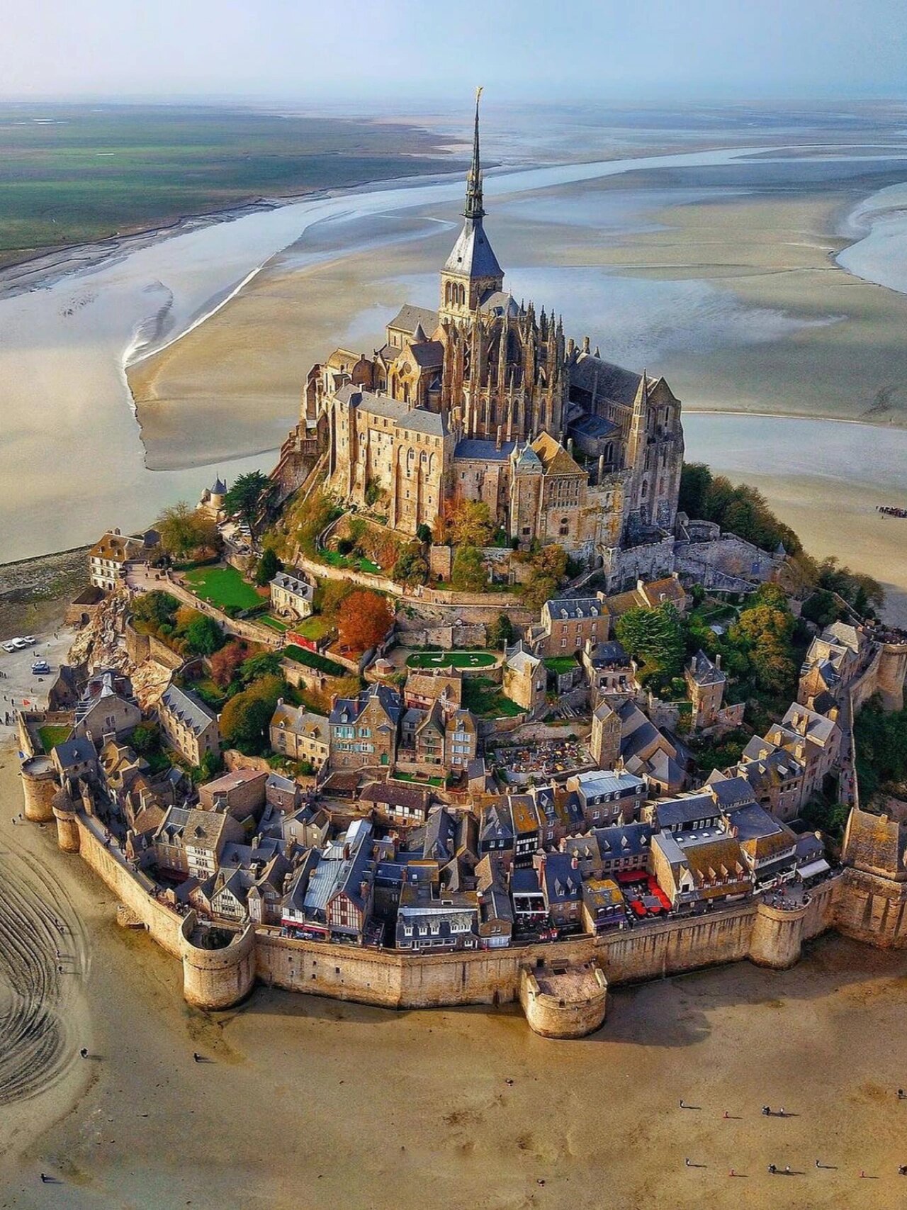 教堂|不会消失的海市蜃楼 法国圣米歇尔山