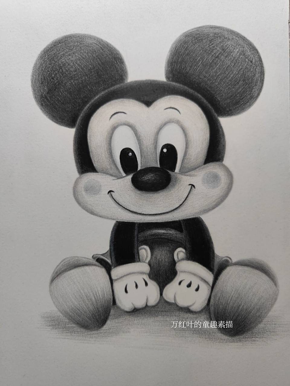 素描一只米老鼠     91檬檬