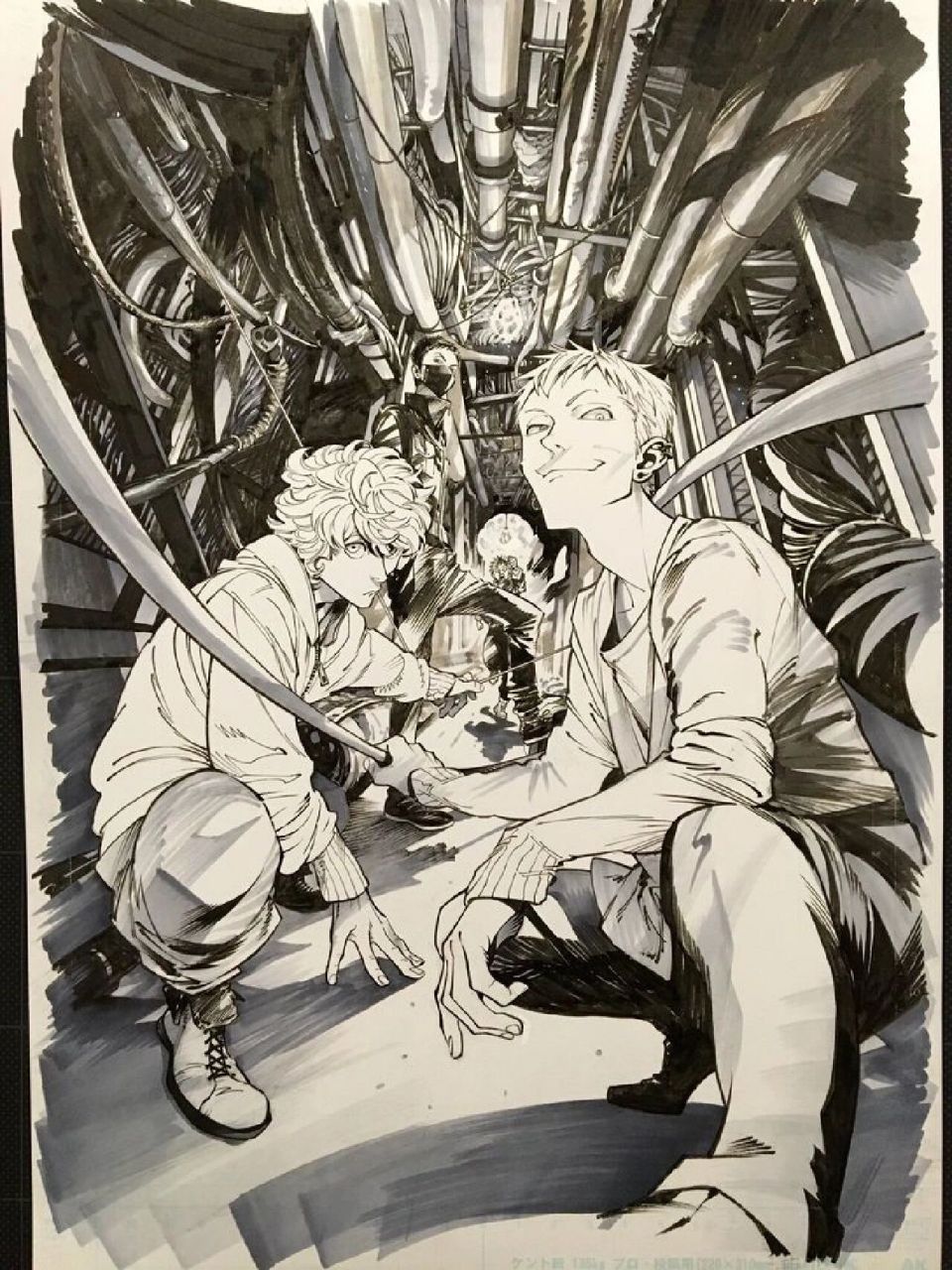 影视动画考研 角色特色刻画 黑白线稿 码图:pin