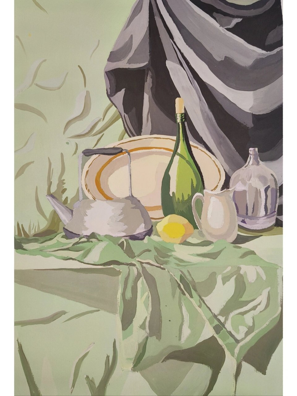 色彩归纳作业😁原图来自小红书