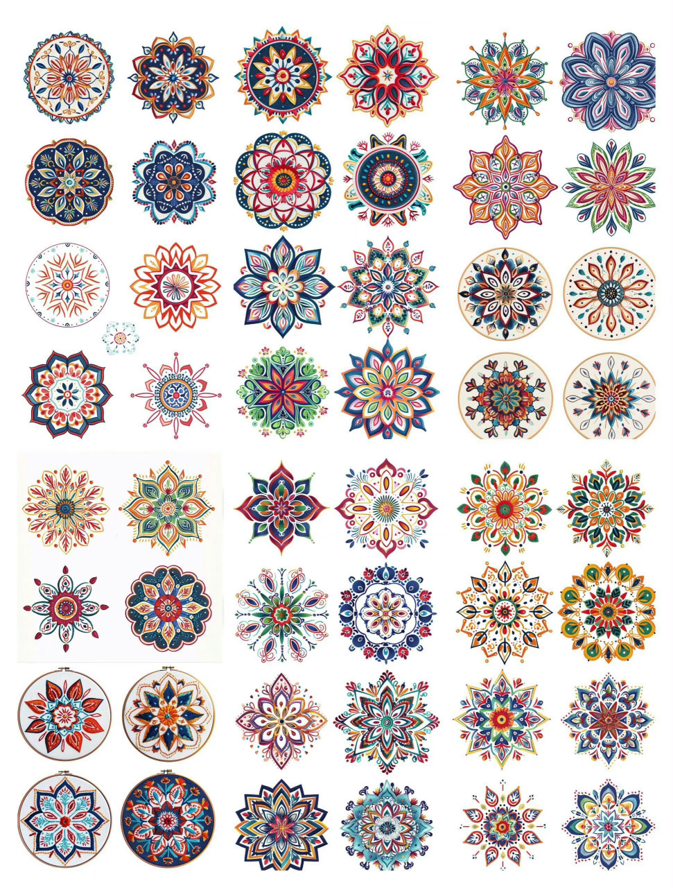 绝美的曼陀罗纹样