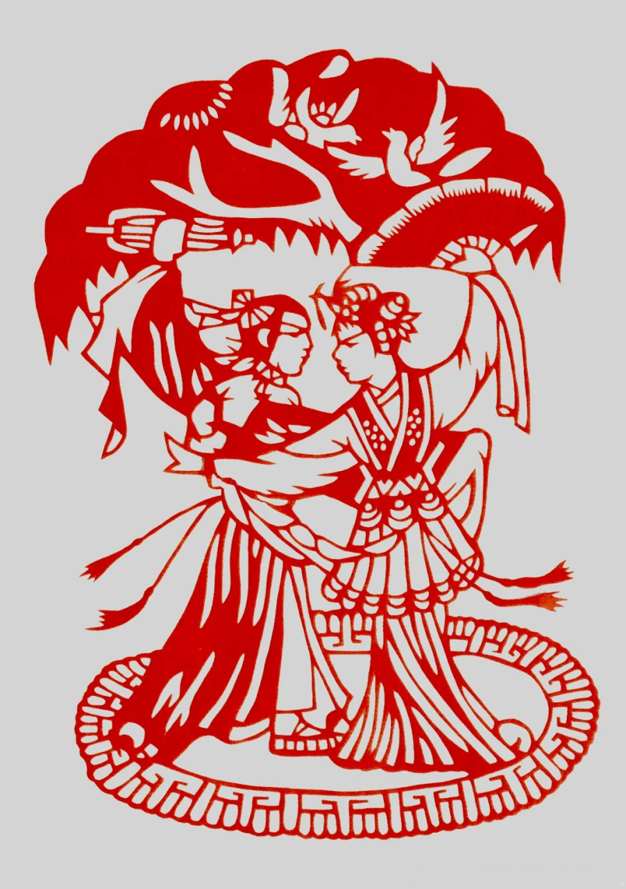 知音湖北遇见无处不在#【孝感非遗展示丨孝感雕花剪纸】孝感雕花剪纸