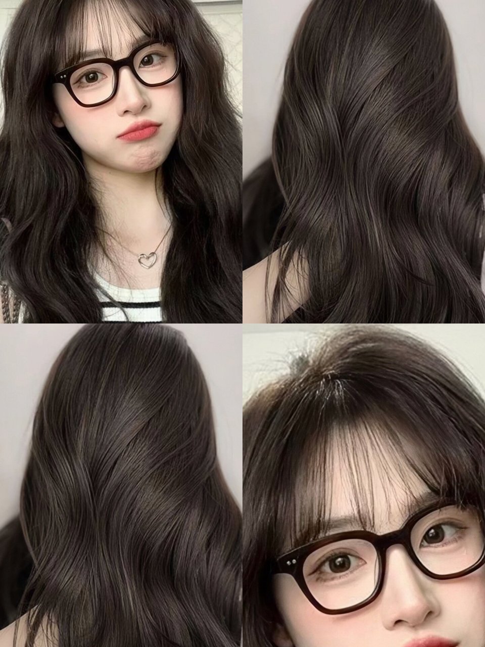染完这款发色同学们都羡慕疯了丨丨冷茶棕色 发色:冷茶棕灰色