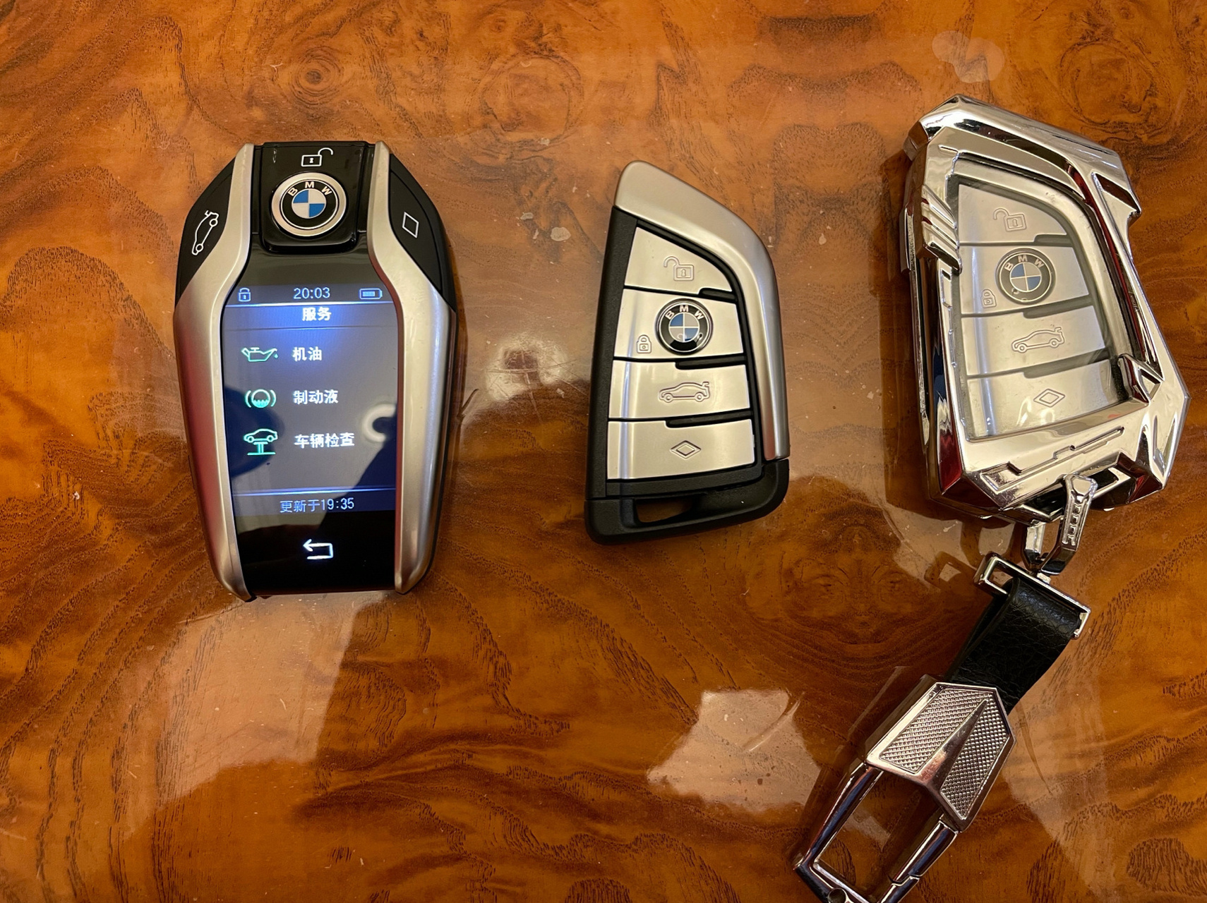 09 兄弟们宝马液晶钥匙聊一下?