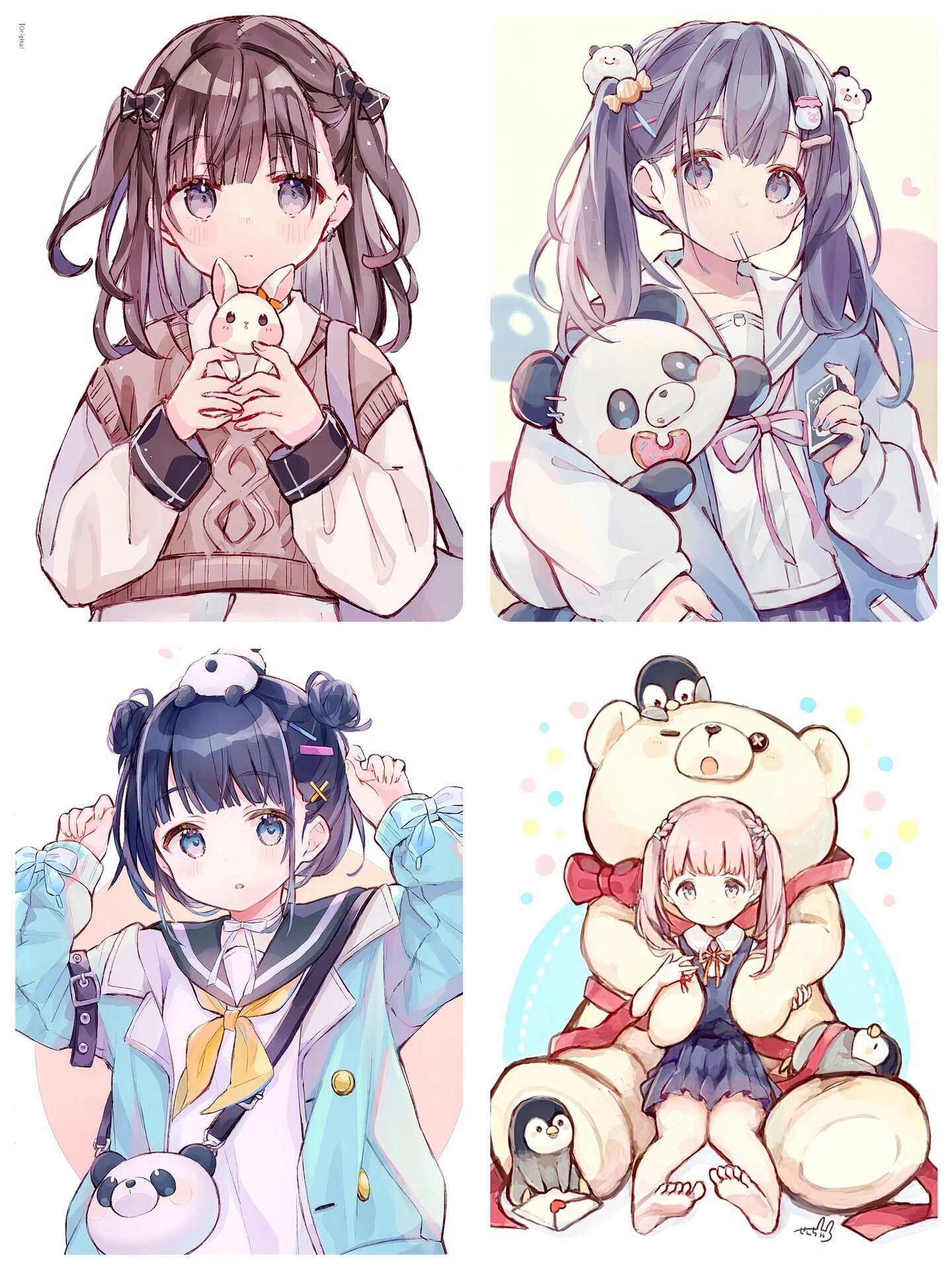 日系少女 | 插画图集·日式可爱卡通风人物