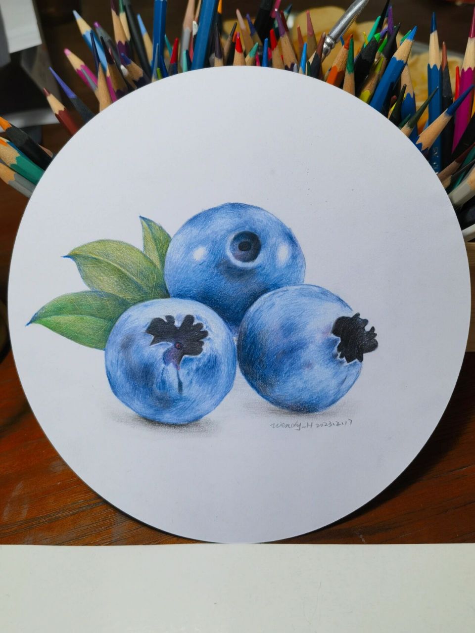 彩铅蓝莓‖附步骤