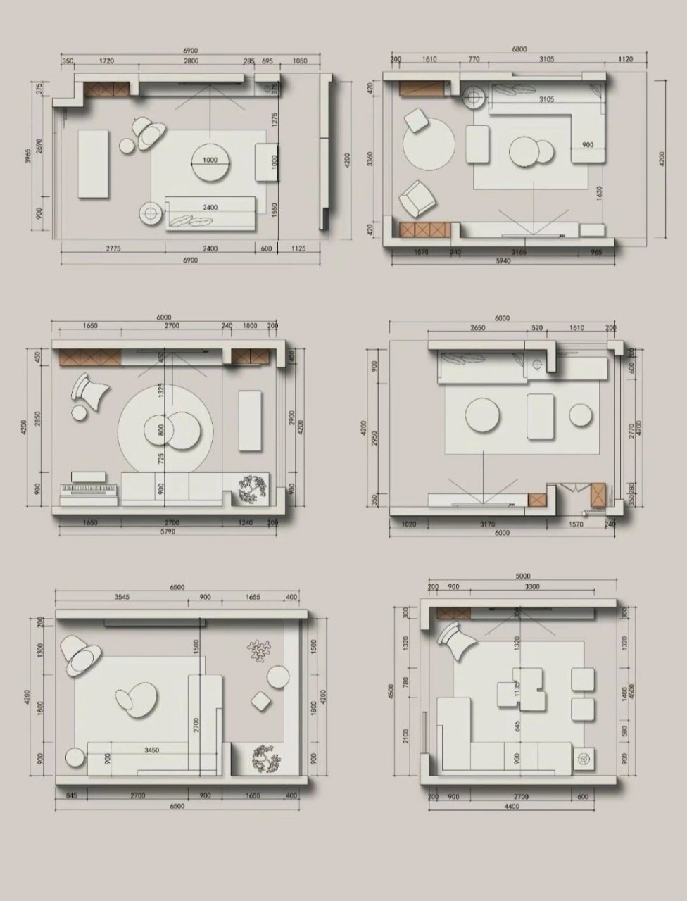 客厅平面布置参考图 不知道客厅怎么布局的朋友们看过来吧 总有一款