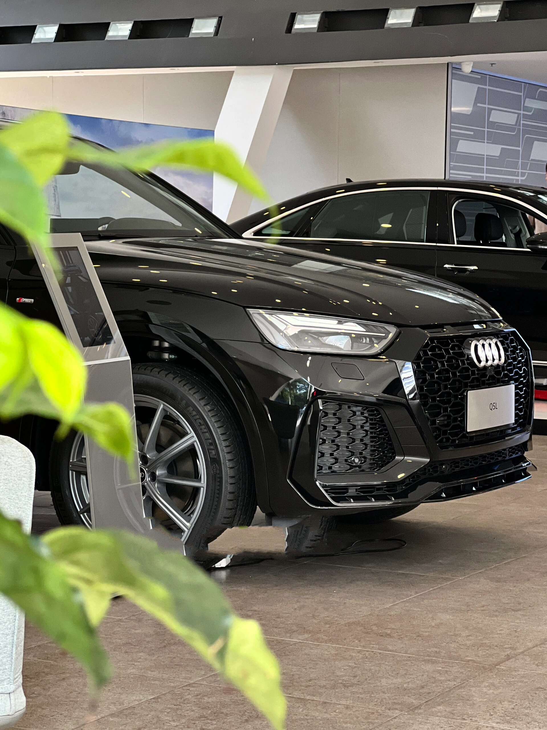 奥迪q5l很常见 可是加装了黑光包的q5l还常见吗9696 这就是奥迪