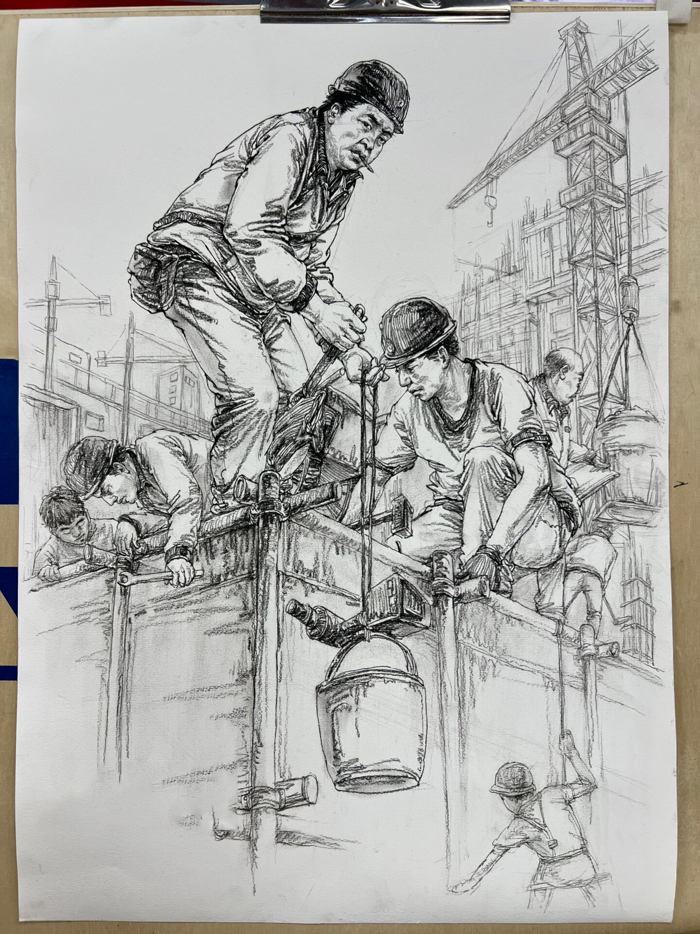 命题创作 来自素描老师的速写