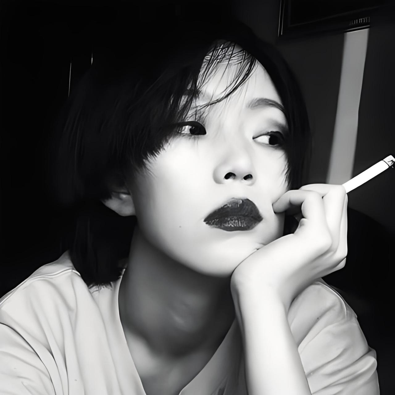 抽烟的图片 烟雾缭绕间,思绪随风飘散94 愿我们都能在烟雾中找到