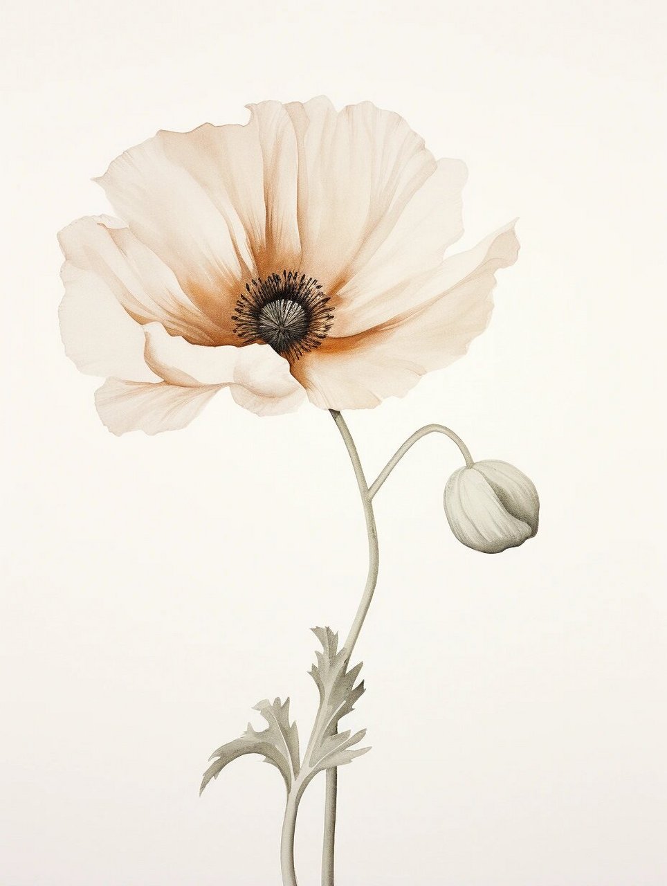 绘画素材1000更之115罂粟花