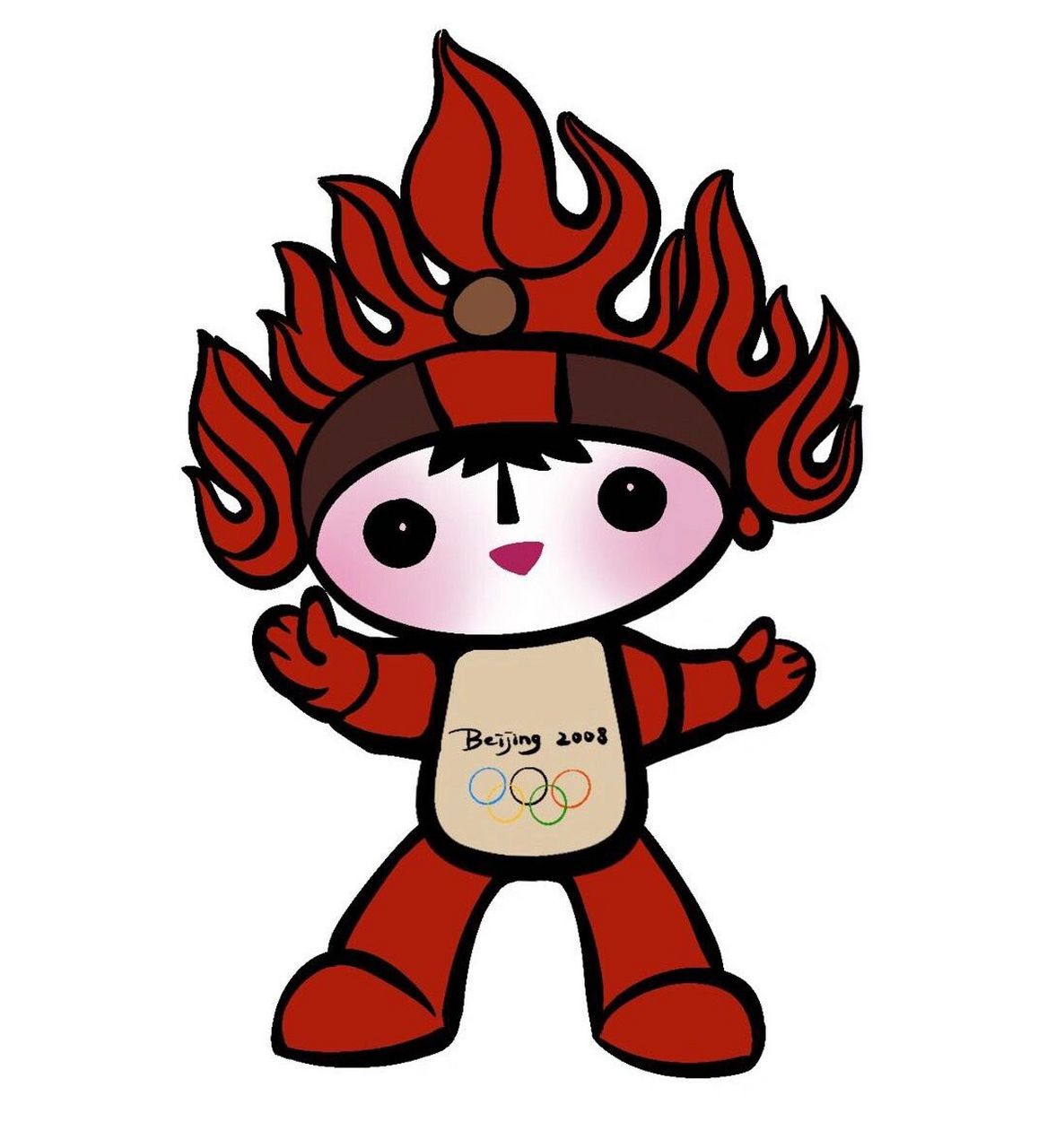 【procreate练手】福娃欢欢 软件:procreate 画纸:1284 x 2778 px (是