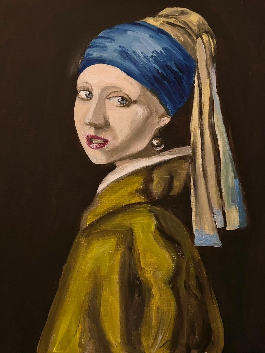 名画临摹|戴珍珠耳环的少女|附步骤