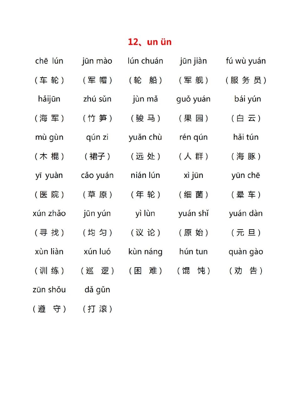 前鼻韵母en的图片图片