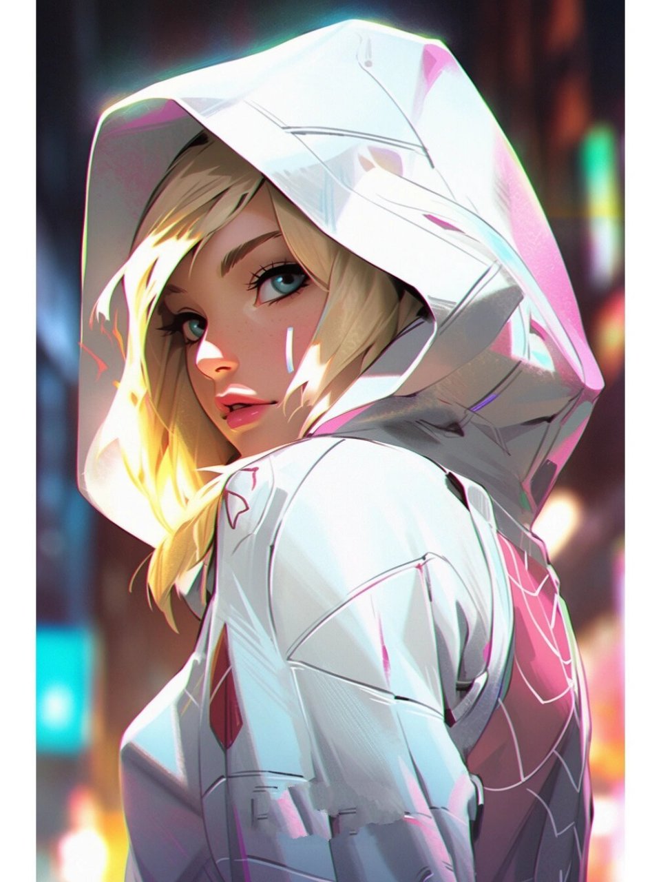 漫威宇宙最美蜘蛛女侠格温! hey小伙伴们!好久不见啦!