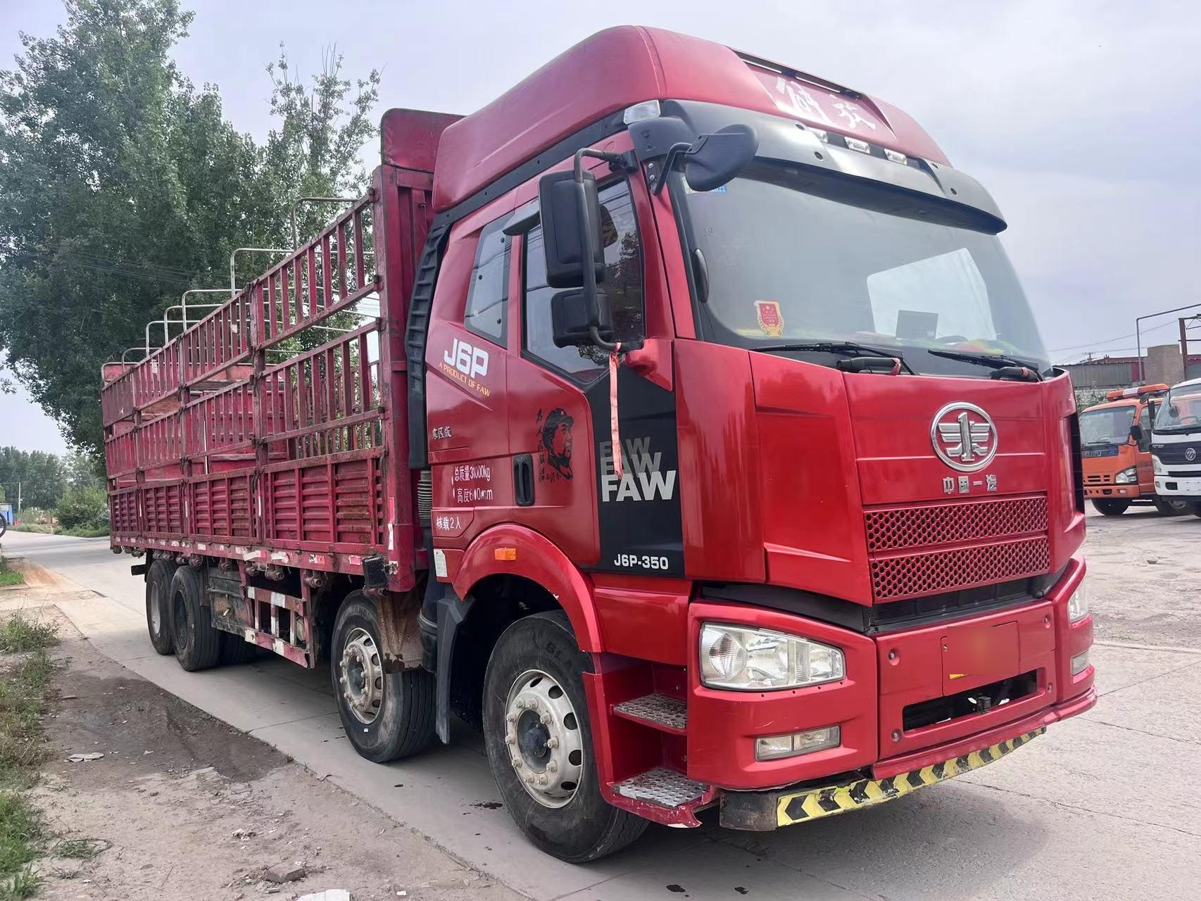 九米六高栏九米六货车 2018年国五排放九米六高栏,350马力发动机,12挡