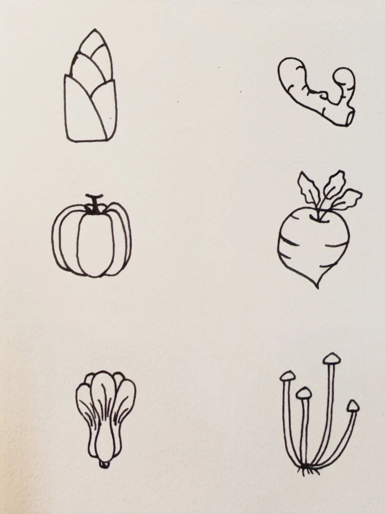 3|24种简单水果蔬菜简笔画