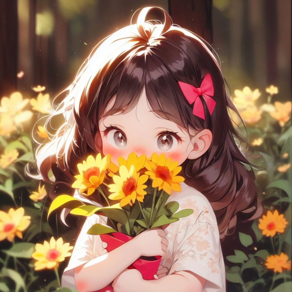 动漫女生头像 插画头像 #好看的女生头像# #插画师分享# #动漫女生