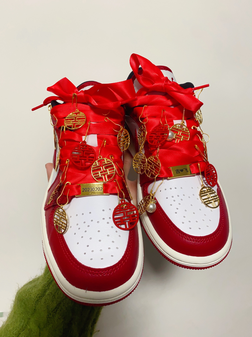 aj当婚鞋,感谢发明这鞋带的小可爱们 aj当婚鞋,感谢发明这鞋带的小