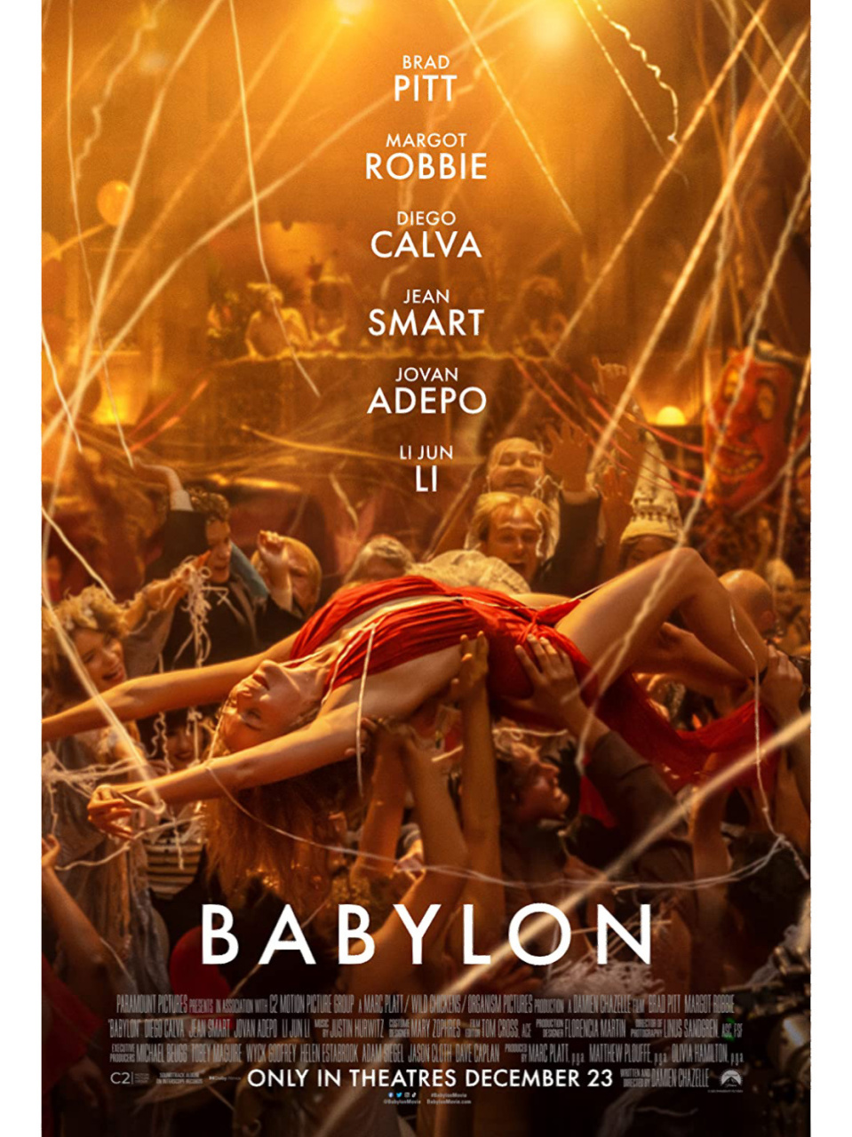 2023第一部电影 之前在就刷到了babylon 因为很喜欢爆裂鼓手和爱乐之