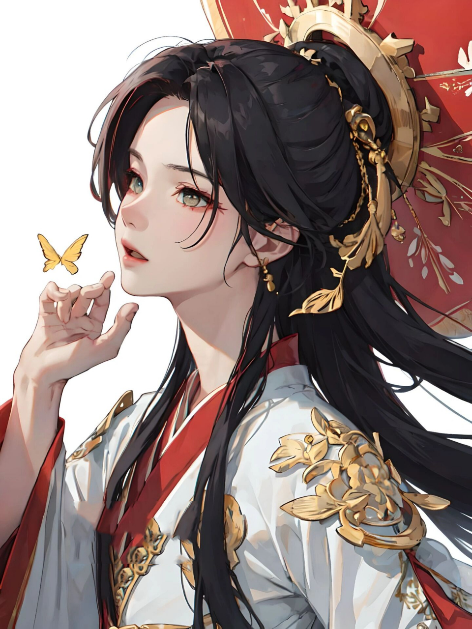 绘画素材 | 古风少女动漫