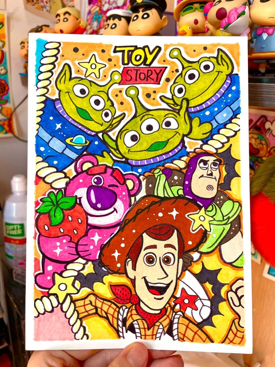 玩具总动员手绘壁纸图片