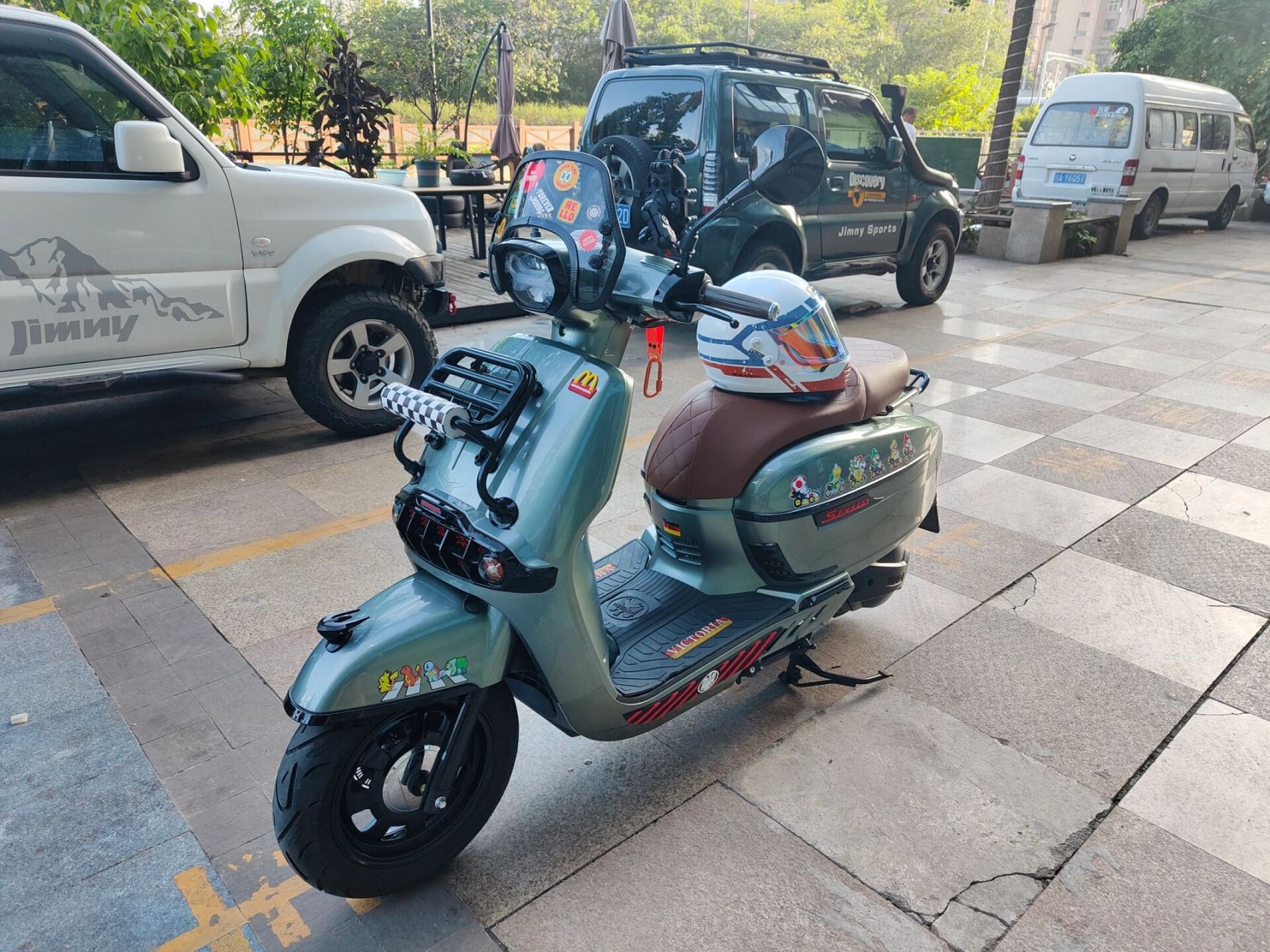 维多利亚150曼巴绿改装 主打一个花里胡哨