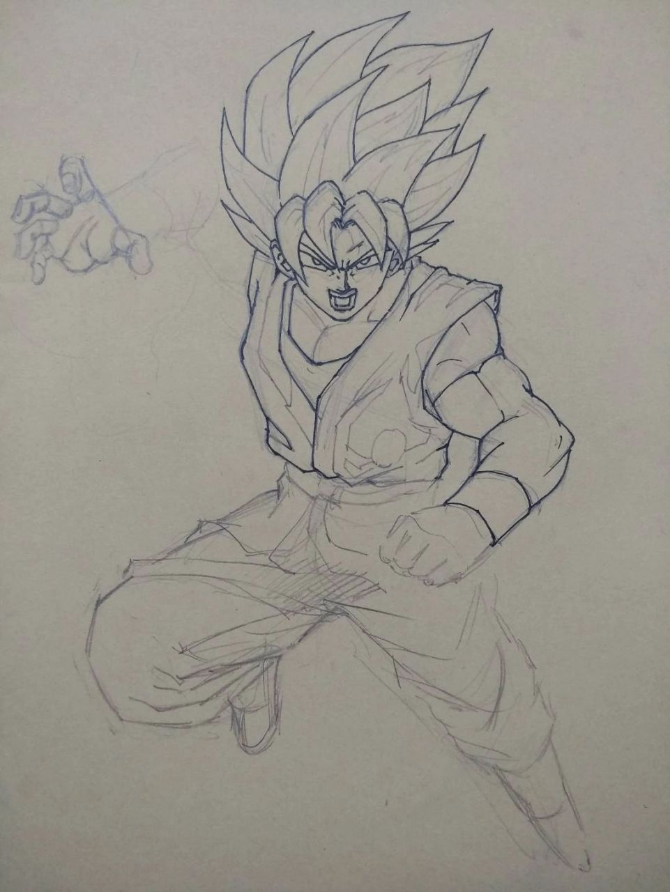 七龙珠之卡卡罗特绘画步骤 鸟山明笔下最经典主角之一: 卡卡罗特(孙