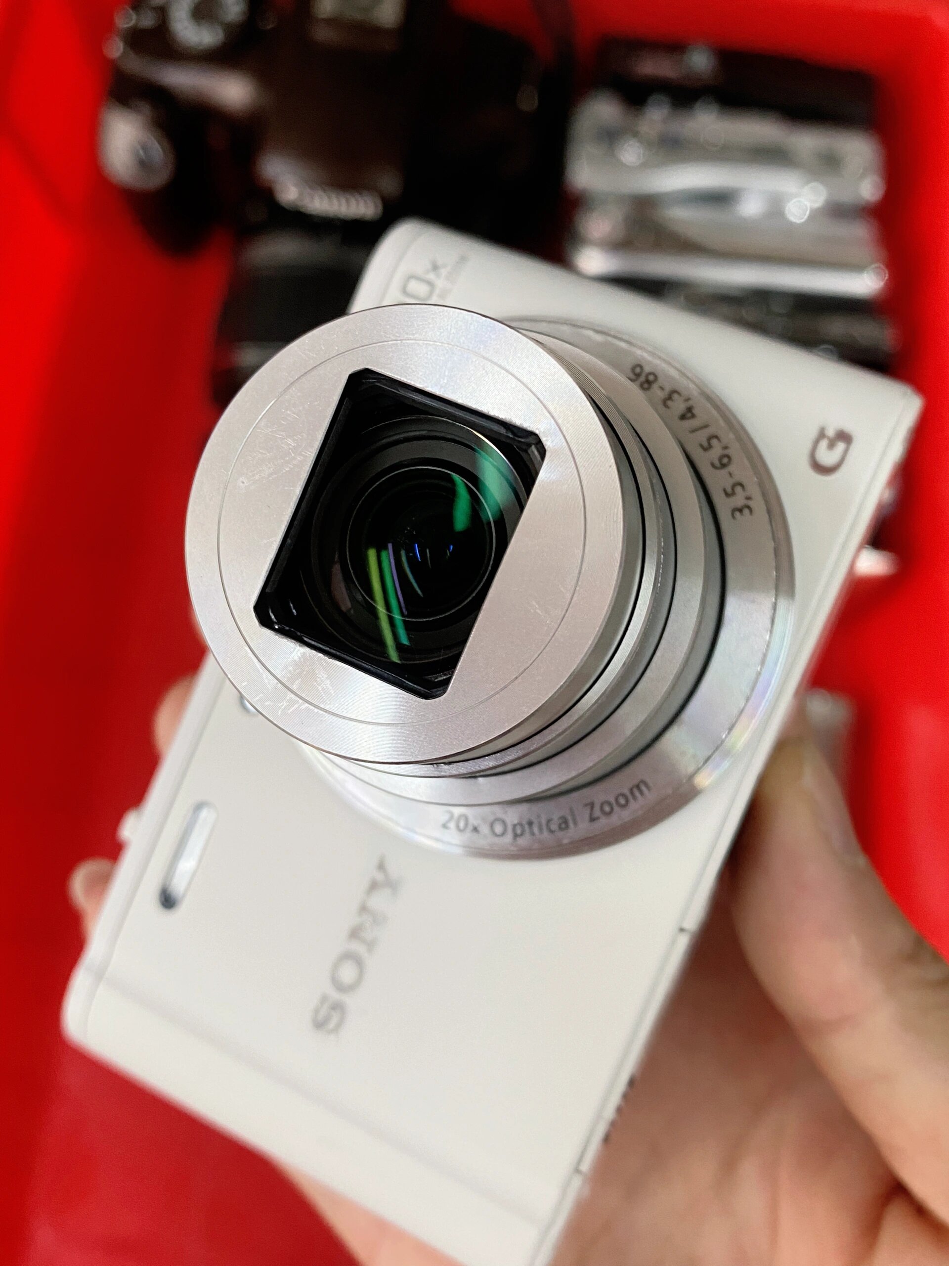 索尼wx350 稀有奶白色 高端ccd 拍月亮用他