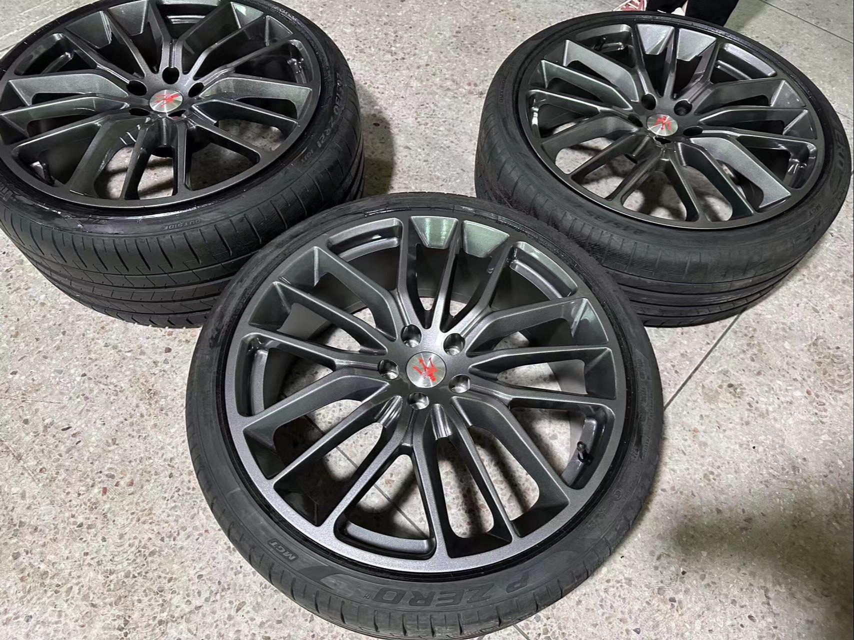 21寸玛莎拉蒂总裁轮毂 1180006玛莎拉蒂21寸 意大利进口 玛莎拉蒂