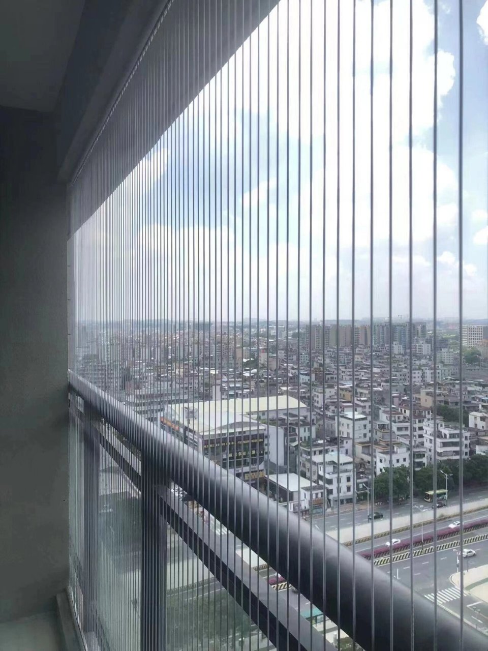 阳台防盗网隐形防护网防猫安全网上门安装 尼龙胶皮钢丝也没有那么差