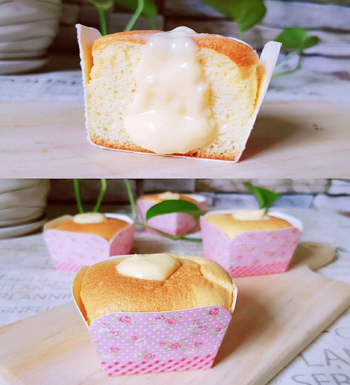 一学就会的北海道流心蛋糕,最软的黄油纸杯蛋糕!