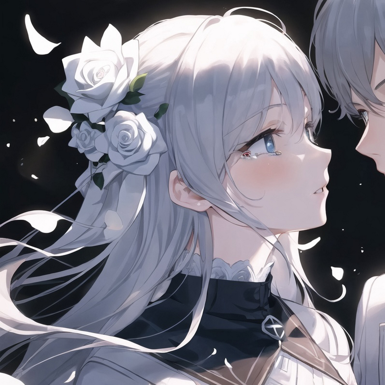 vol·47|白玫瑰与红玫瑰 情侣头像 『自用随意 9215商用二改 转载