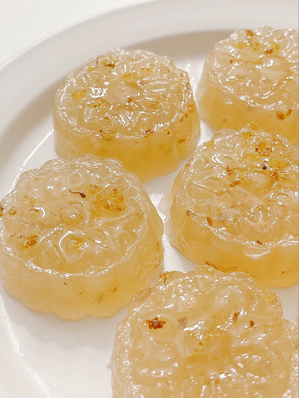 96香气扑鼻6015q弹有嚼劲6015桂花水晶糕99 meow～今天做